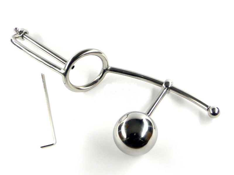 stainless steel hollow cock pin urethral sound 8mm